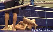 euro lezzies wrestling and seducing pussies