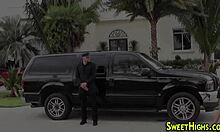 latina teen gets massive facial in uniform 😈