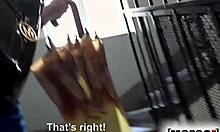 Mia Evans caught flashing outdoors. Is this public pickup too risky?