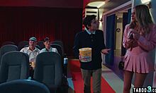 Athena Faris moans on big cock