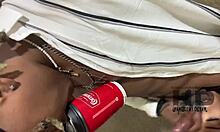 Handsomedevan meets this juicy ebony bbw whore with big tits and ass in the hotel lobby!