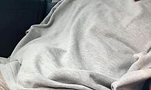 Naejae Teases Pussy and Cums in Public Parked Car