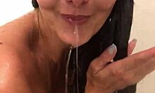 Watch this fit milf exhibit herself live in the shower! She's so bold and sexy!