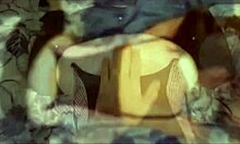 French milf in lingerie bends over for pussy licking and rimming, then gets doggystyle fucking with dirty talk.