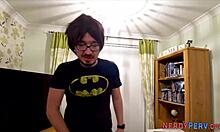 This slutty British amateur blows nerds in hardcore first-time action! 😜