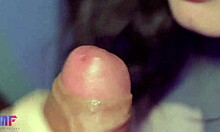 Gentle blowjob with slow sucking oral finish 😍