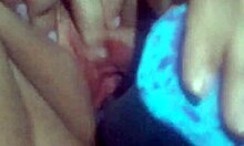 i was fucking my cum filled pussy with that dino dildo, feeling so horny and wet