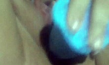 i was fucking my cum filled pussy with that dino dildo, feeling so horny and wet