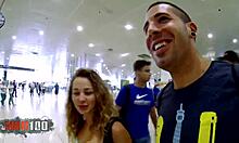 Young Spanish Slut Africa Irujo SUCKING Wild at Pool!