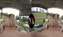 Wow, look at this cute teen's sexy areolas in 5K VR!