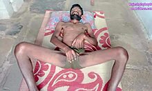 Rajeshplayboy993 Masturbating His Cock, Showing Ass, And Cumming On The Body!