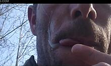 A Hot Gay Guy's Face Perfect for Fucking and Sucking Cock Hard in Raw Action