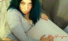 Im hiding in the closet to prank my step-sister but she starts masturbating with orgasm roleplay