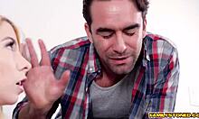 Stepsis pays a steep price with her cute teen body exposed.