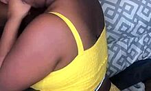 BBW slut sucking big black cock in POV 😈