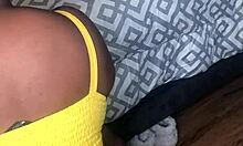 BBW slut sucking big black cock in POV 😈