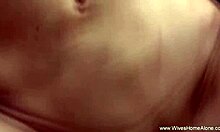 Big Tit Brunette Wifey Solo Masturbating