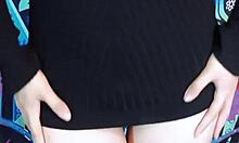 Step sister caught wet and naked in steamy shower scene.