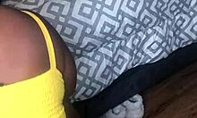 BBW slut sucking big black cock in POV 😈