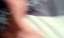 Latina teen tastes condensed milk on feet and big cock after motorcycle fall