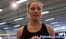 I watch wrestling lesbians get their pussies licked and fingered