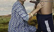 Milky Boobs Indian Ex-Girlfriend Fucked Hard by Big Cock Boyfriend Desi Saarabhabhi Outdoors