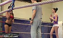 Wrestling euro lesbians enjoy pussylicking, it's so hott