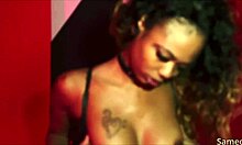 Young Black Model After Photoshoot