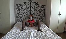 Mature MILF Plump Ass Big Boobs Masturbates On Bed!