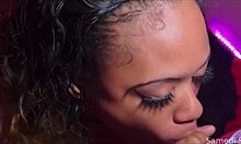 Young Black Model After Photoshoot