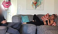 my petite ebony friend and i get revenge on my cheating boyfriend with deepthroat and doggystyle