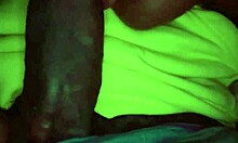 Watch This Ebony Teen Suck That Big Black Cock At The Movies!