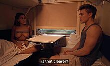 Sesso in treno inaspettato con cazzo grosso di sconosciuti