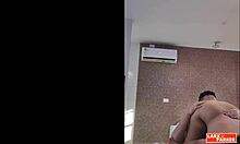 Teen babe Kimberly has her twat eaten by a bull