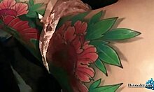 slutty blonde amateur fists her ass and mouth while sucking cock