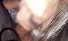 Chicana sucks monster cock deepthroat