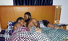 she woke up to us banging hard in bed