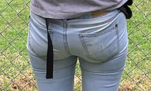 Wow! I Love Showing My Fat Ass So My Stepson Jerks Off and Cums Right Here