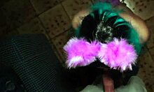 I cum so hard from that christmas elf's huge boobies