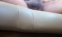 Petite Beauty Swallows Cum in Back Seat After Intense Orgasm