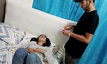 Stepsiblings masturbate each other in the room, racing to cum and hit that sweet orgasm together