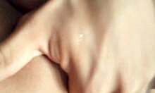 Amateur gay guy masturbates his ass