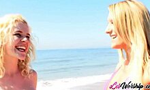 Blondes catie parker and cali carter eat pussy passionately