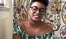 Kay Indulges in Intense Self-Love on Sofa