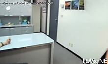 Lewd teen playgirl enjoys rough hardcore fucking in POV with wet pussy sucking