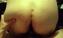 My pretty Mexican girlfriend shows off her beautiful ass during amateur sex.