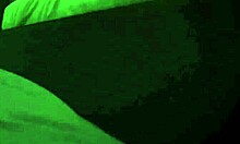 Teeny stepbrother big cock gets a lewd blowjob at night