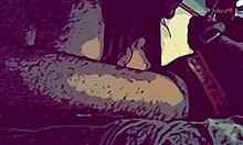 Online preview for lovers of black and white amateur blowjob and facial videos