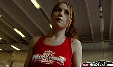 sexy lesbian amateurs in wrestling match