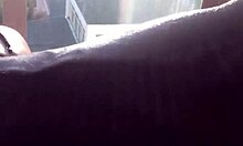 Enjoying sunshine in a bent over pose